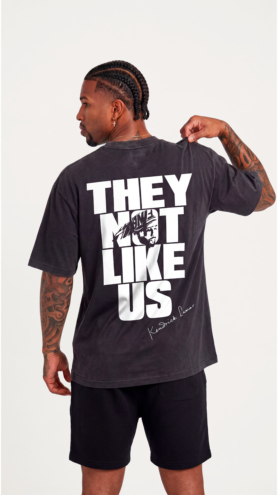 Oversized Not like Us- Bryck